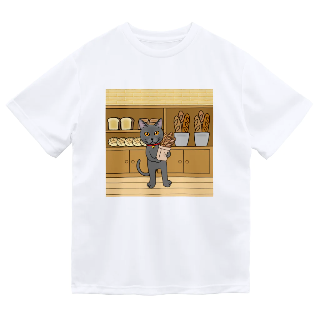 猫のイラスト屋さんのlien sumomomilk Dry T-Shirt