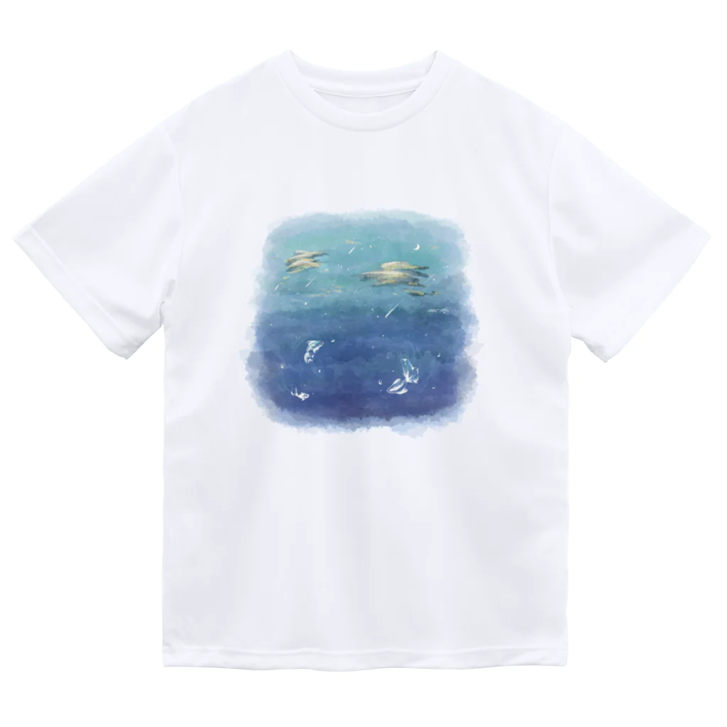 七の空を泳ぐ ドライTシャツ