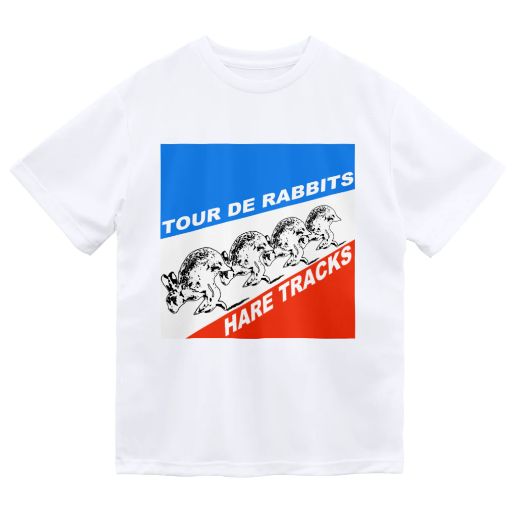 AngelRabbitsの競争する野うさぎたち Dry T-Shirt