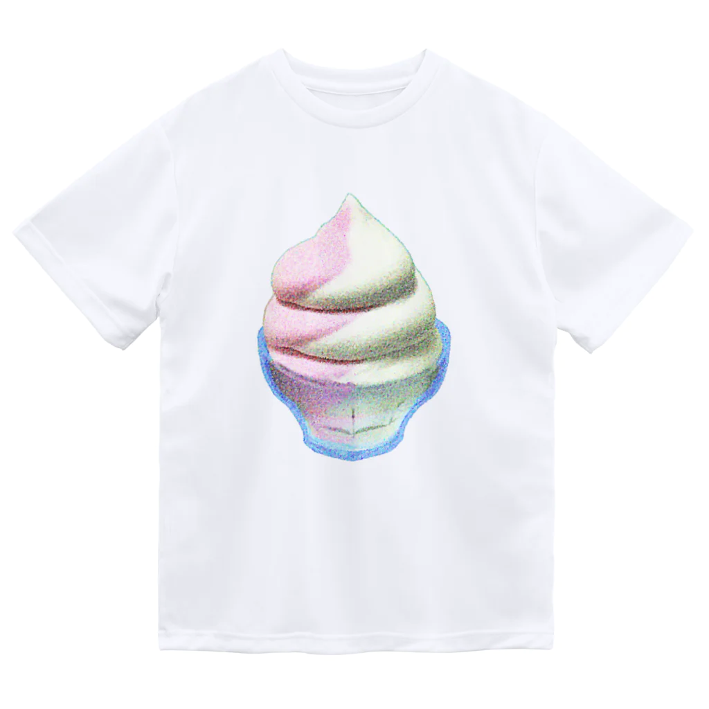 脂身通信Ｚのソフトクリーム（ストロベリーとバニラ）_220904 Dry T-Shirt