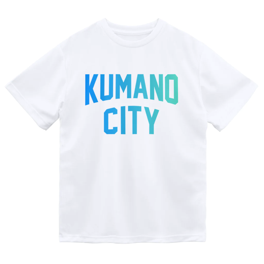 JIMOTOE Wear Local Japanの熊野市 KUMANO CITY Dry T-Shirt