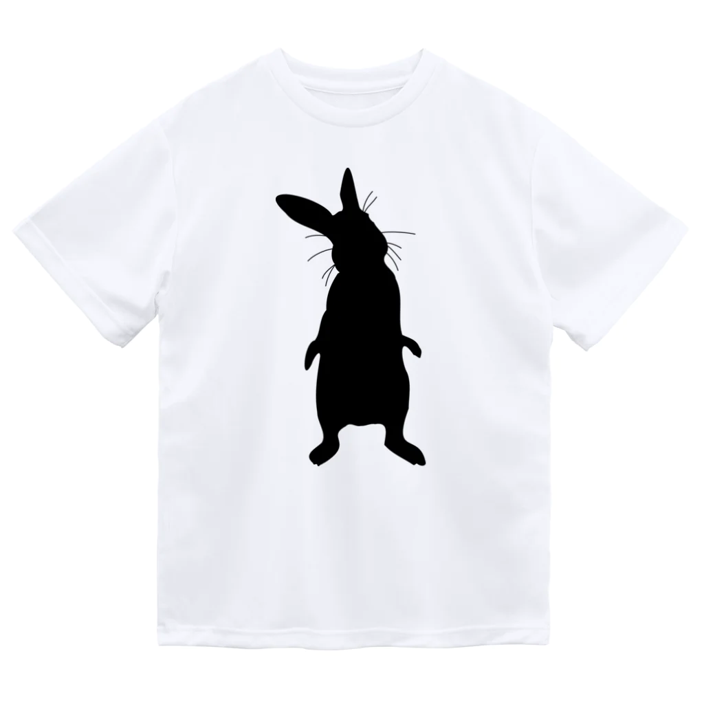 AngelRabbitsの立ち尽くすうさぎ Dry T-Shirt