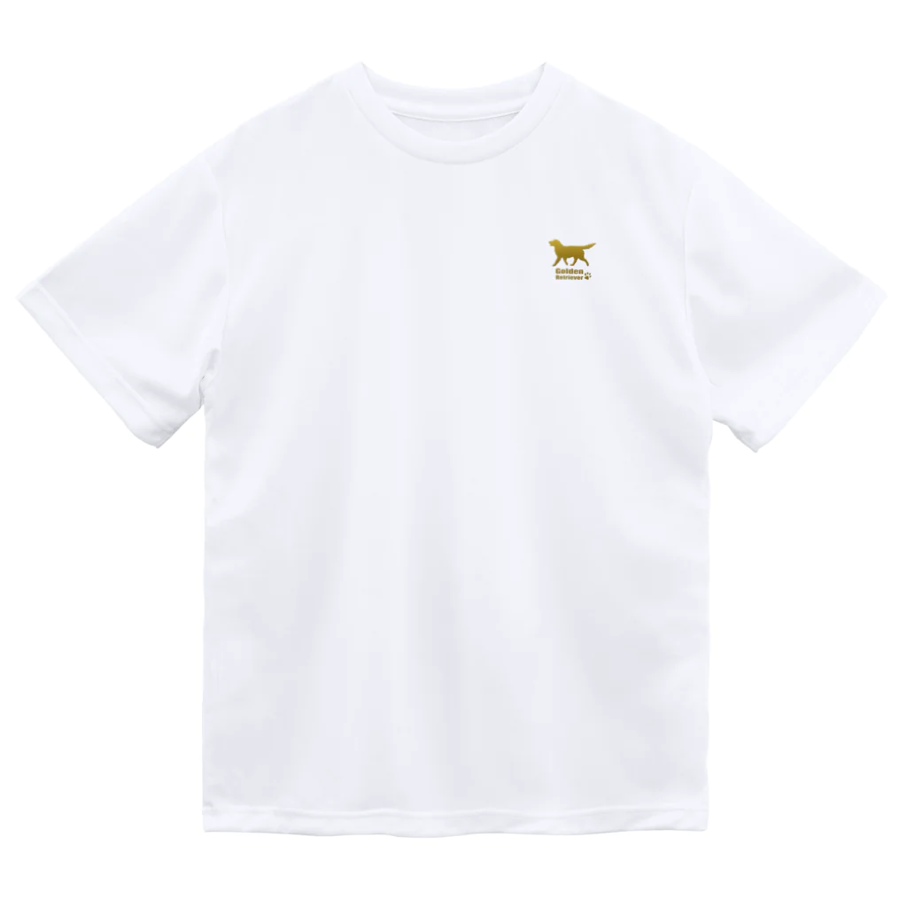 HALO-GOLDENのゴールデンレトリバー ドライTシャツ