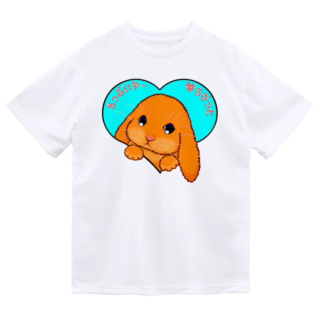 LalaHangeulのろっぷいやーらびっと　日本語バージョン ドライTシャツ