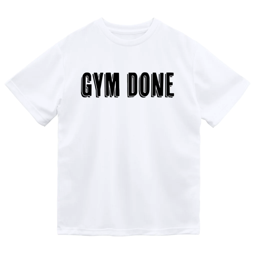 AimerDesignのGYM DONE ドライTシャツ