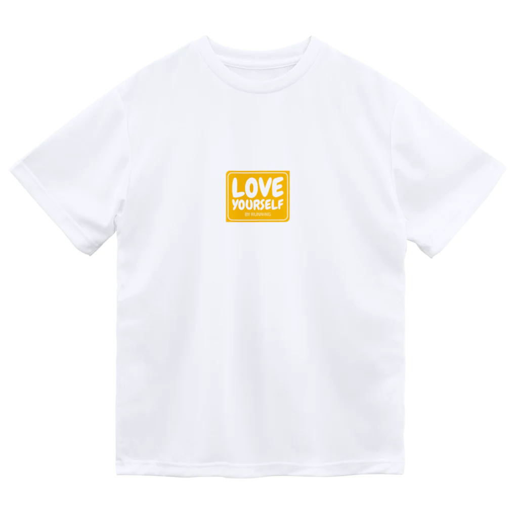 ランは青春 LOVE YOURSELF by runnigのLOVE YOURSELF by running ドライTシャツ