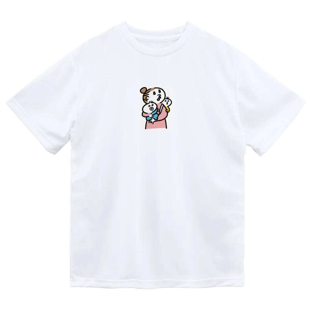 イラスト部の子育て ドライTシャツ