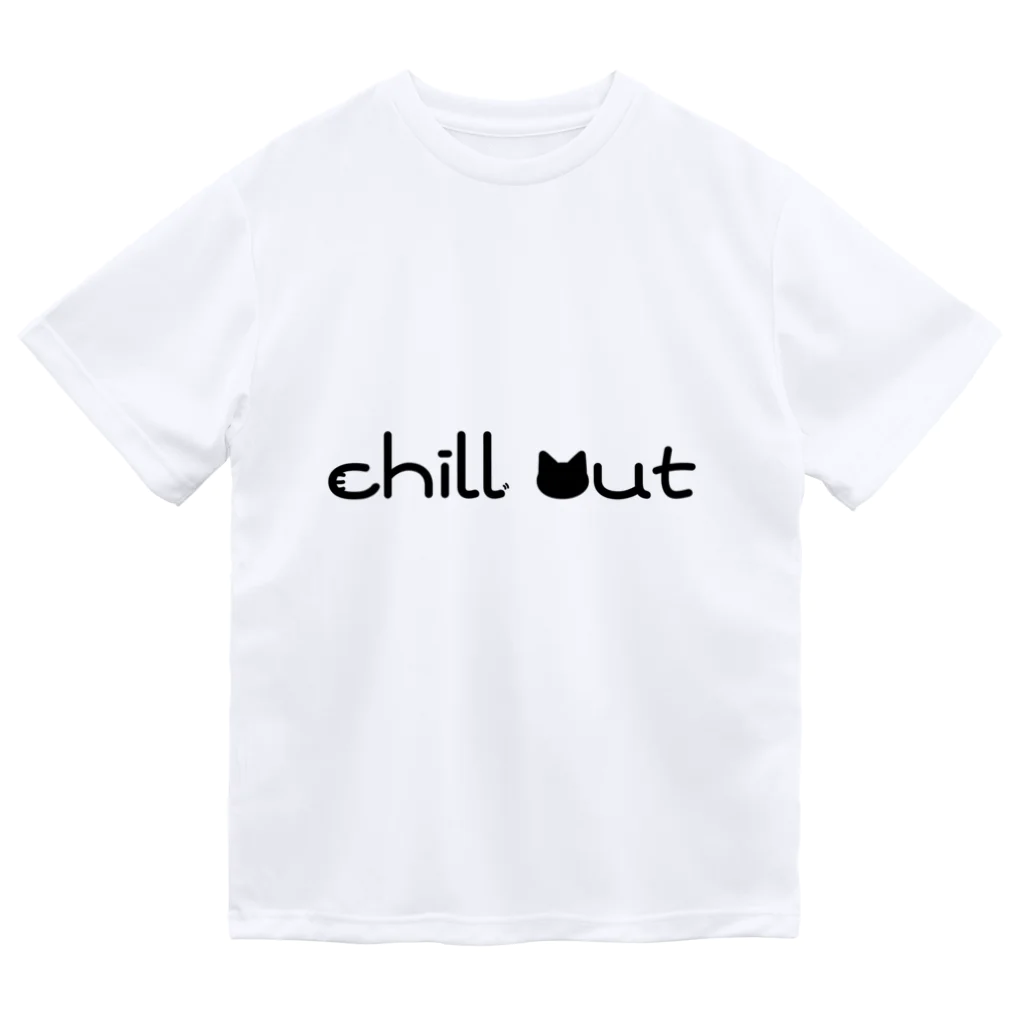 учк¡✼*のchill out(黒文字ver.) Dry T-Shirt