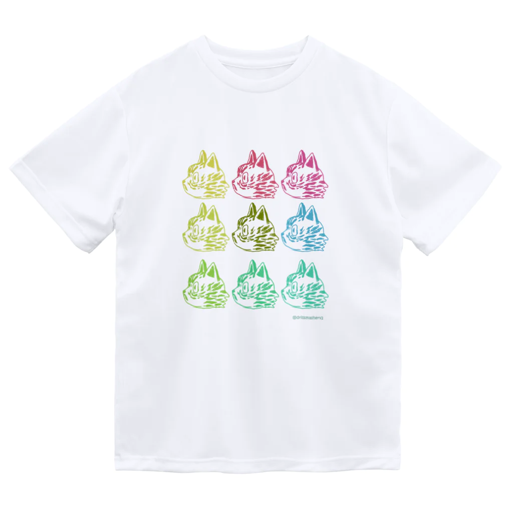 ちゃちゃちゃぶらざーずのなないろねこ ドライTシャツ