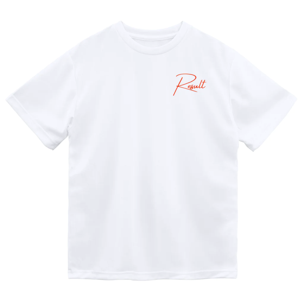 team-resultのオシャレな右上リザルト Dry T-Shirt