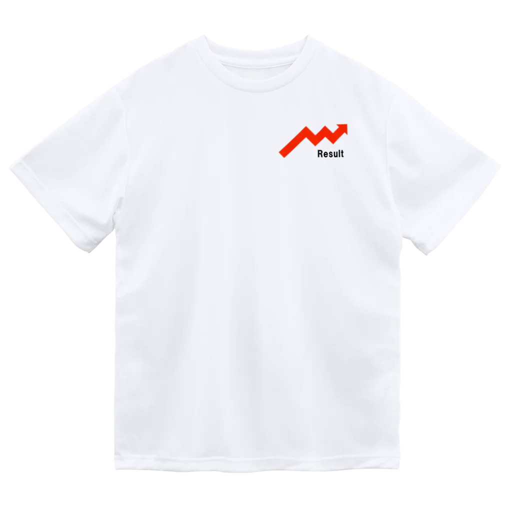 team-resultの右上リザルト ドライTシャツ