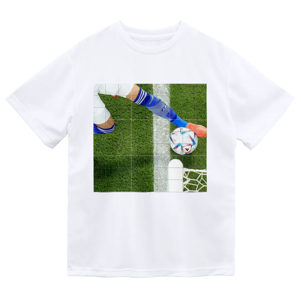 つ津Tsuの線出てない サッカー日本代表2022Wカップ ドライTシャツ