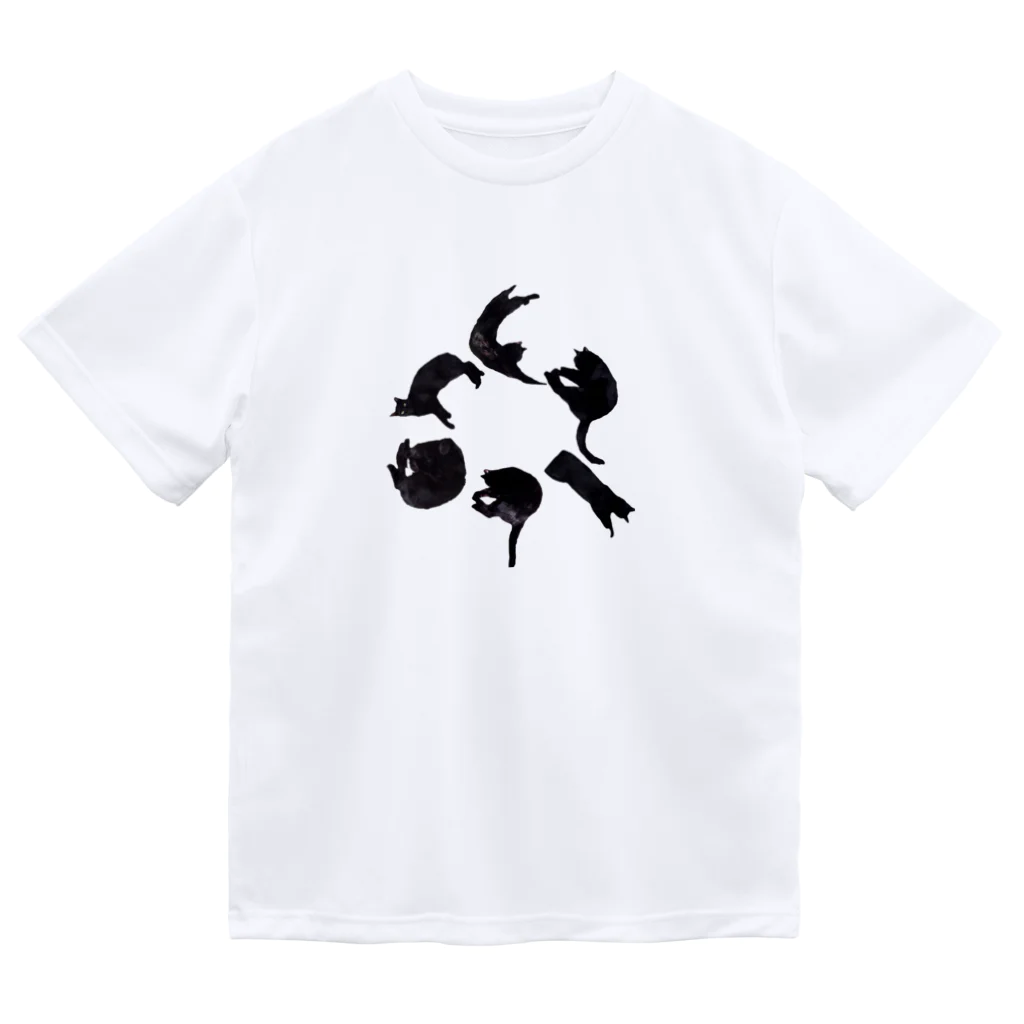 carbonbonの猫文字カーボン Dry T-Shirt