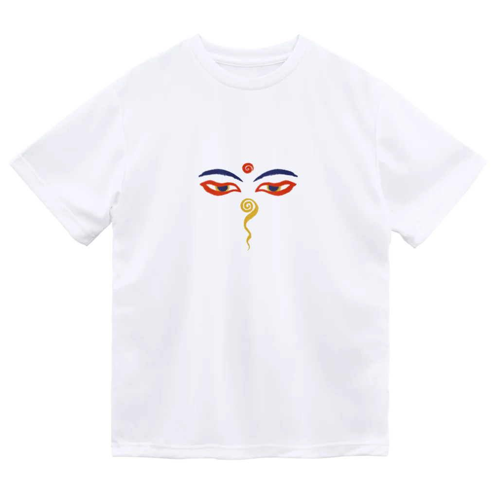 IZANAMI by Akane YabushitaのWisdom Eyes（ブッダの瞳） Dry T-Shirt