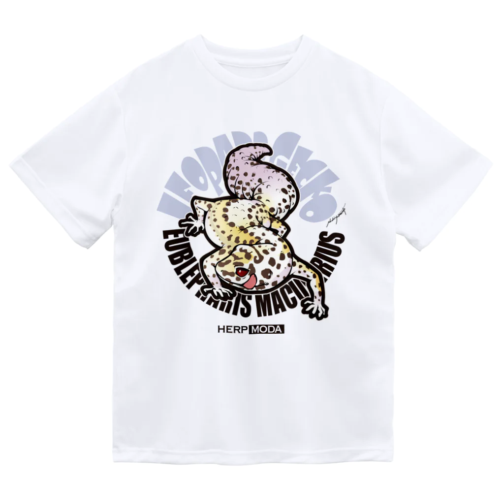 HERP MODA by ヤマモトナオキのレオパードゲッコー/ブラッドサッカー ドライTシャツ