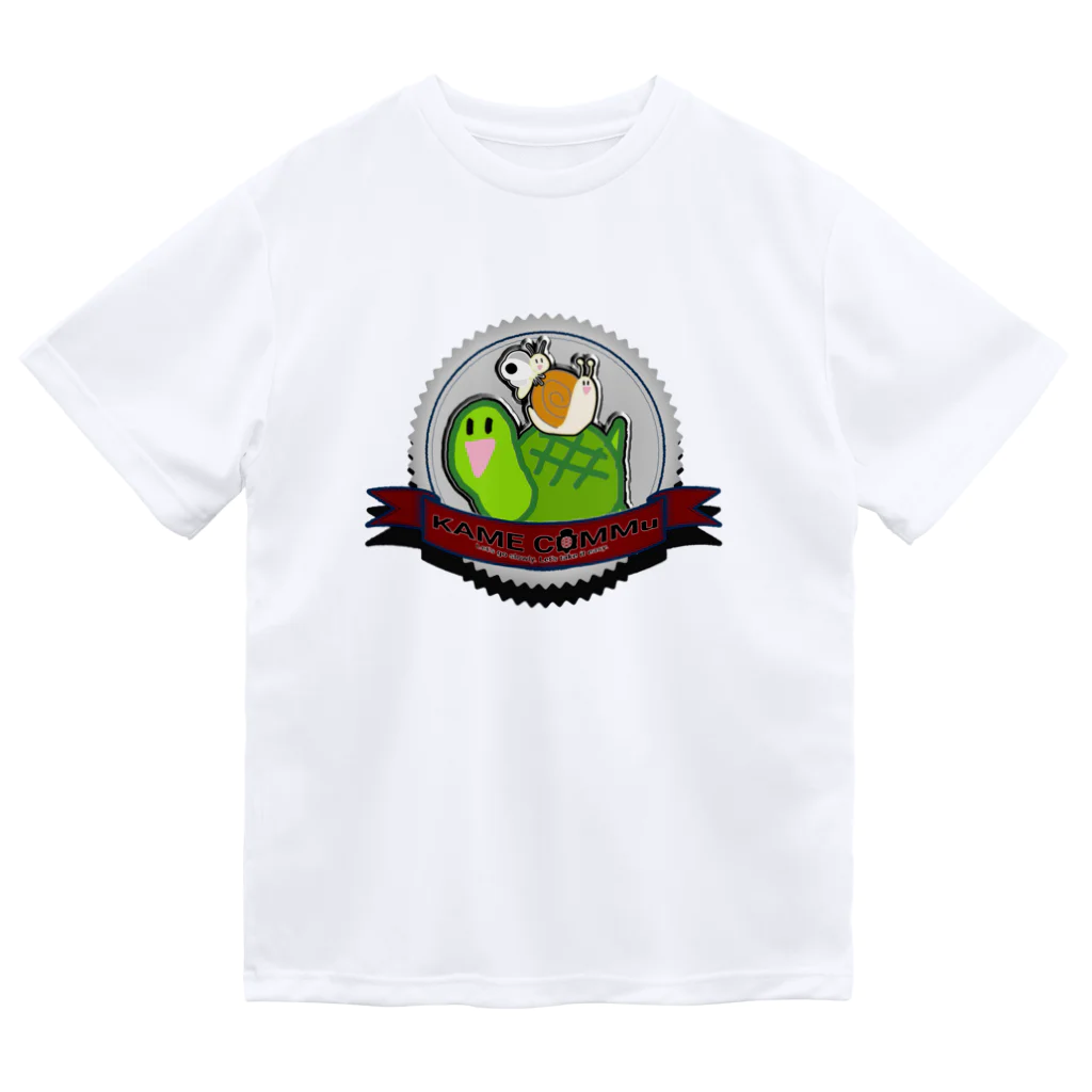 かめこみゅストアのかめこ&つむりん&てふてふ ドライTシャツ