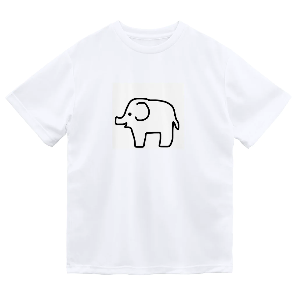 ちゃちゃやちゃやちゃやのぞうさん ドライTシャツ