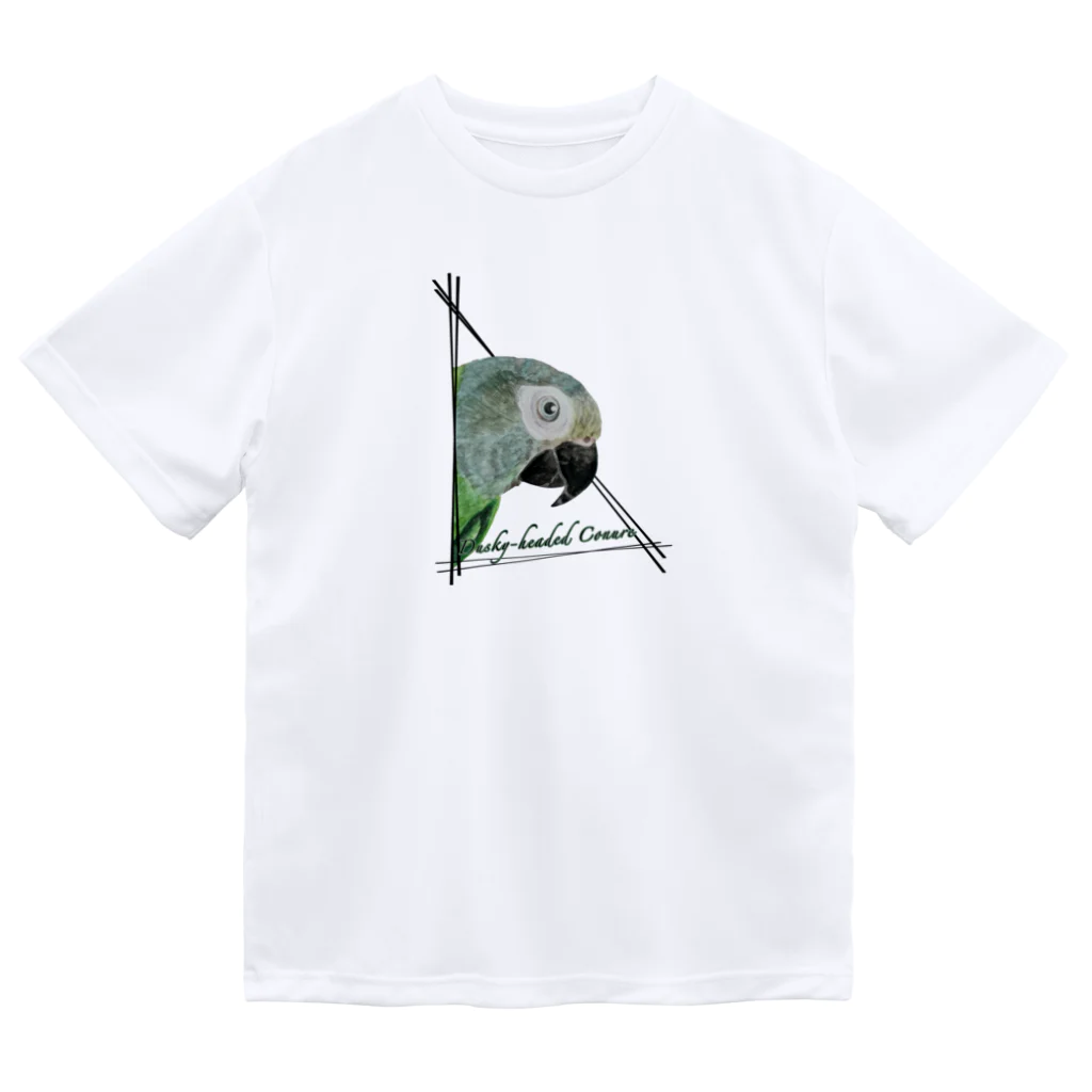 mariechan_koboの032 シモフリインコ triangle ドライTシャツ