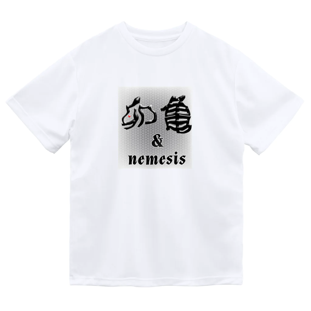 maccha47の油断大敵　うさぎと亀 ドライTシャツ