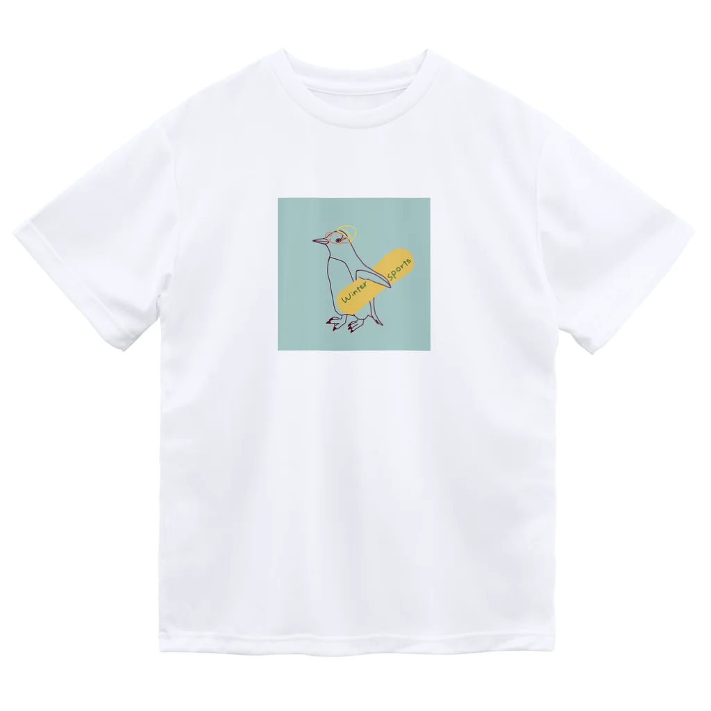 ピゴセリス属のからふるスノボジェンツーペンギン Dry T-Shirt