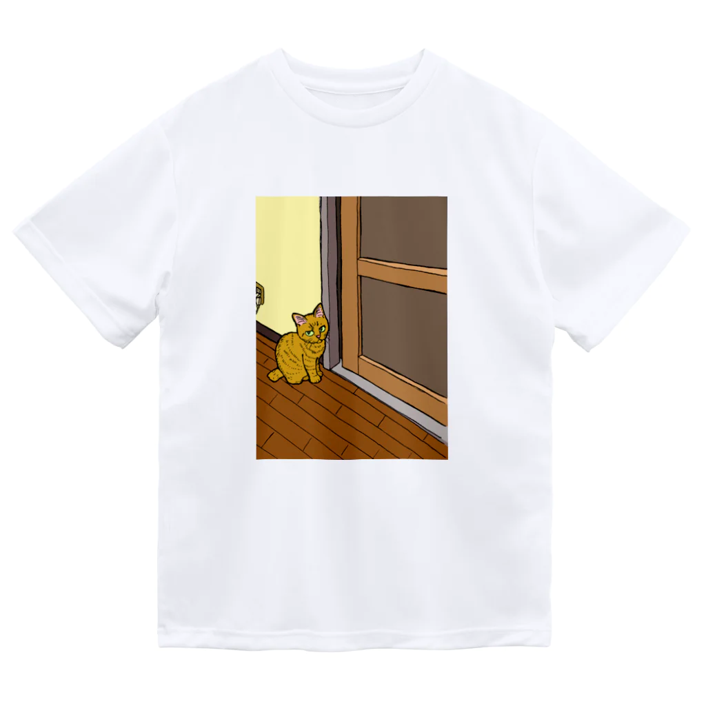 toru_utsunomiyaの猫のななちゃん ドライTシャツ