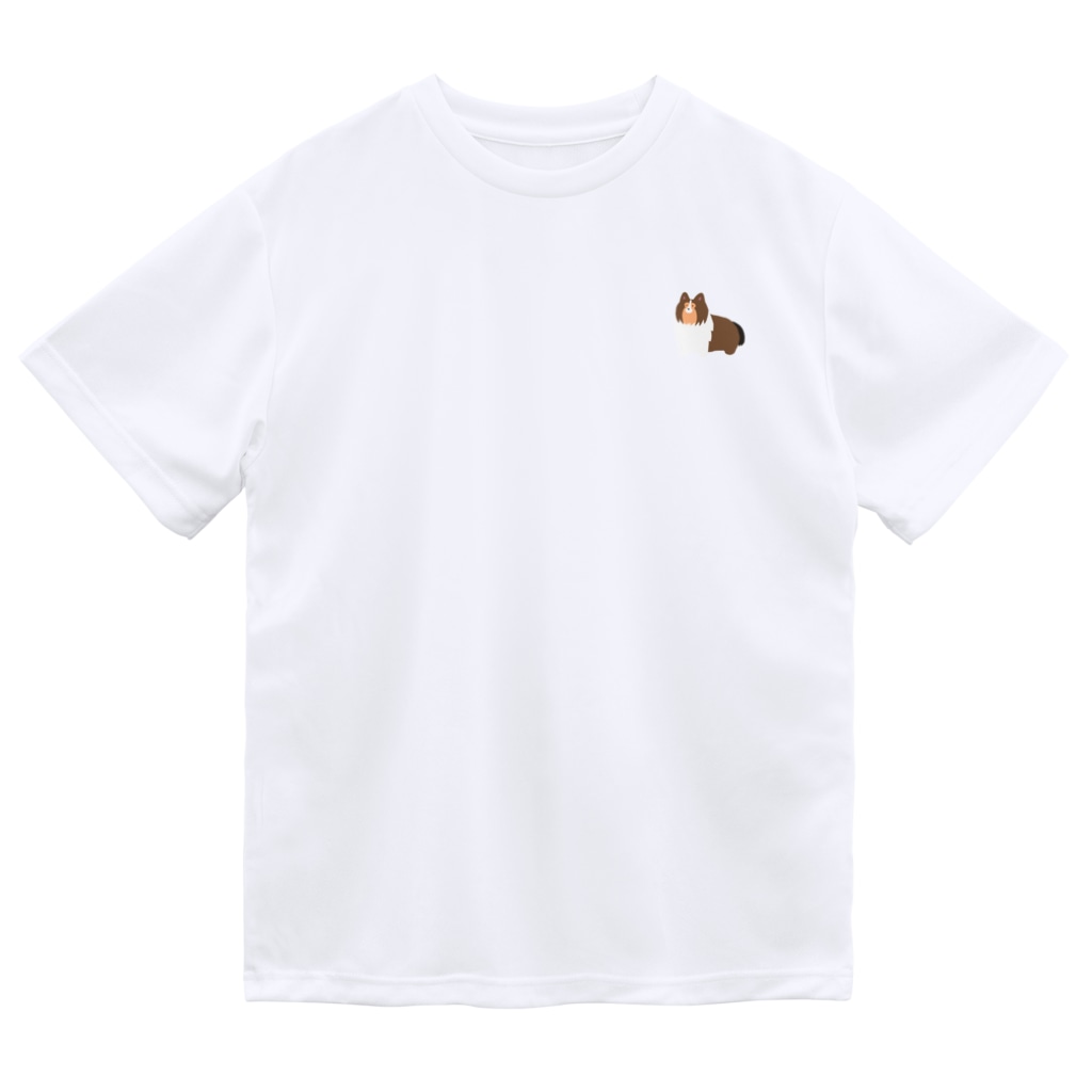Kotetsu diary(SUZURI店)のゆるゆるシェルティ Dry T-Shirt