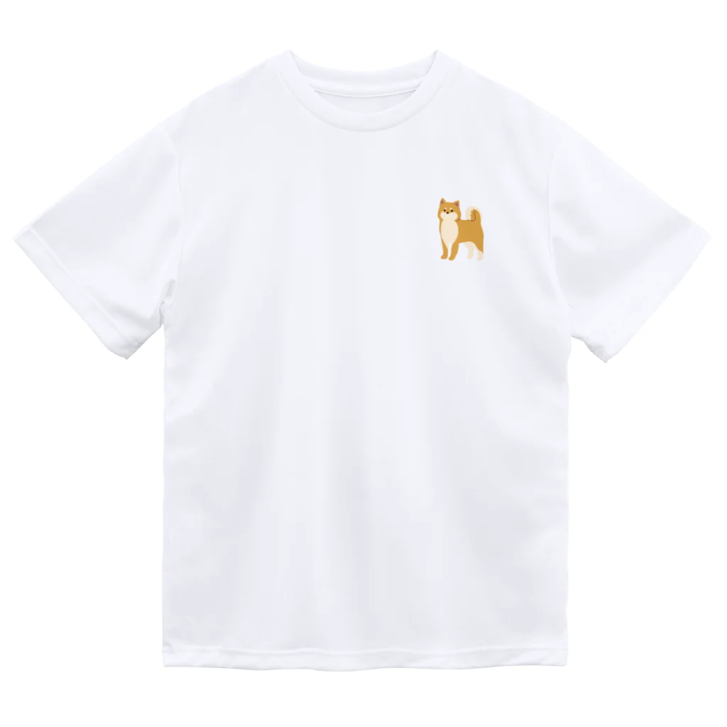 Kotetsu diary(SUZURI店)のゆるゆる柴犬 ドライTシャツ