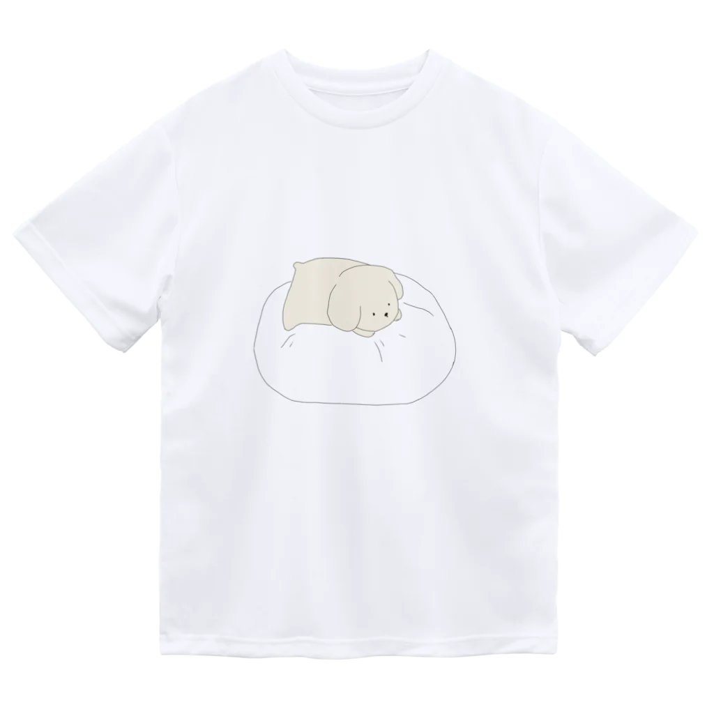 みにゆん　ねこのA chubby puppy ドライTシャツ