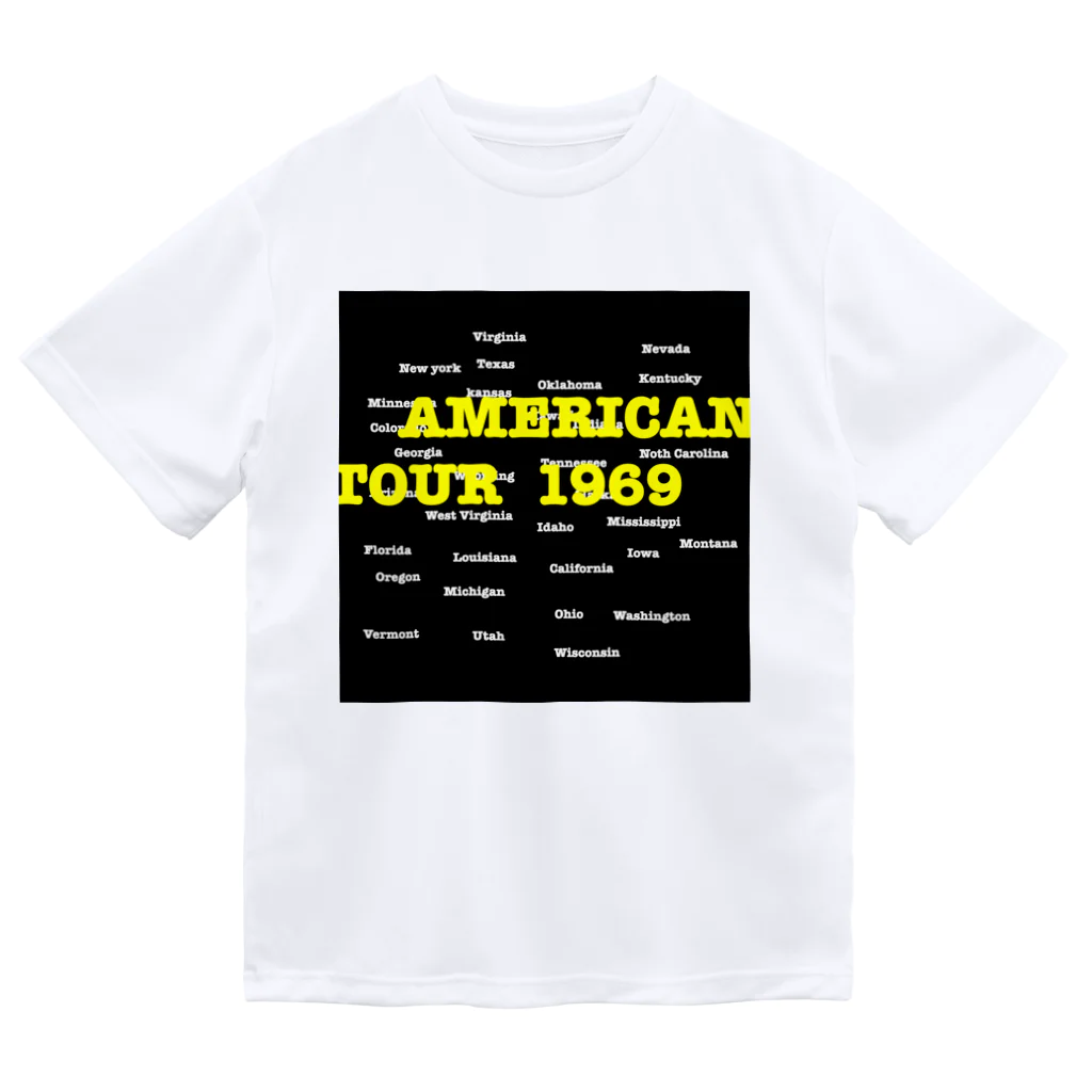 NEON_LINEのAMERICAN TOUR Dry T-Shirt