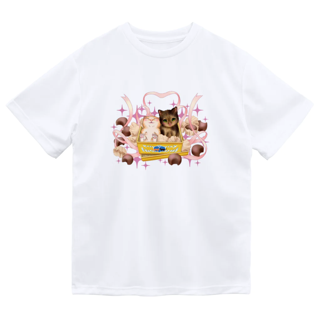 nya-mew（ニャーミュー）のチョコよりカワイイ#2 ドライTシャツ