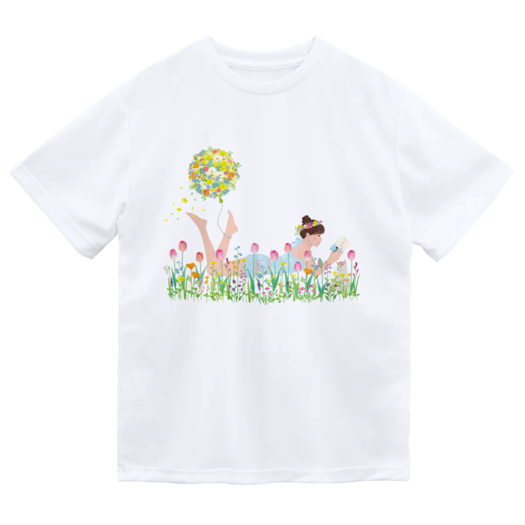 エコエコの花とふうせん ドライTシャツ