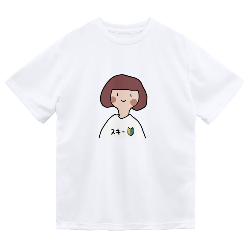 yamamototomohiroのスキー初心者女子 Dry T-Shirt