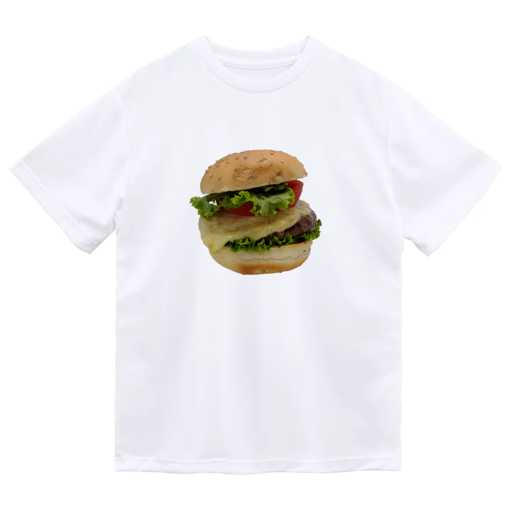 メシテロタイプ（飯テロTシャツブランド）のハンバーガー ドライTシャツ