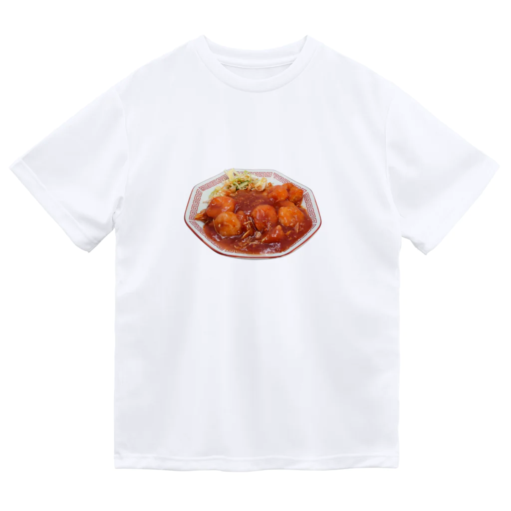 メシテロタイプ（飯テロTシャツブランド）のエビチリ（虾辣椒） Dry T-Shirt