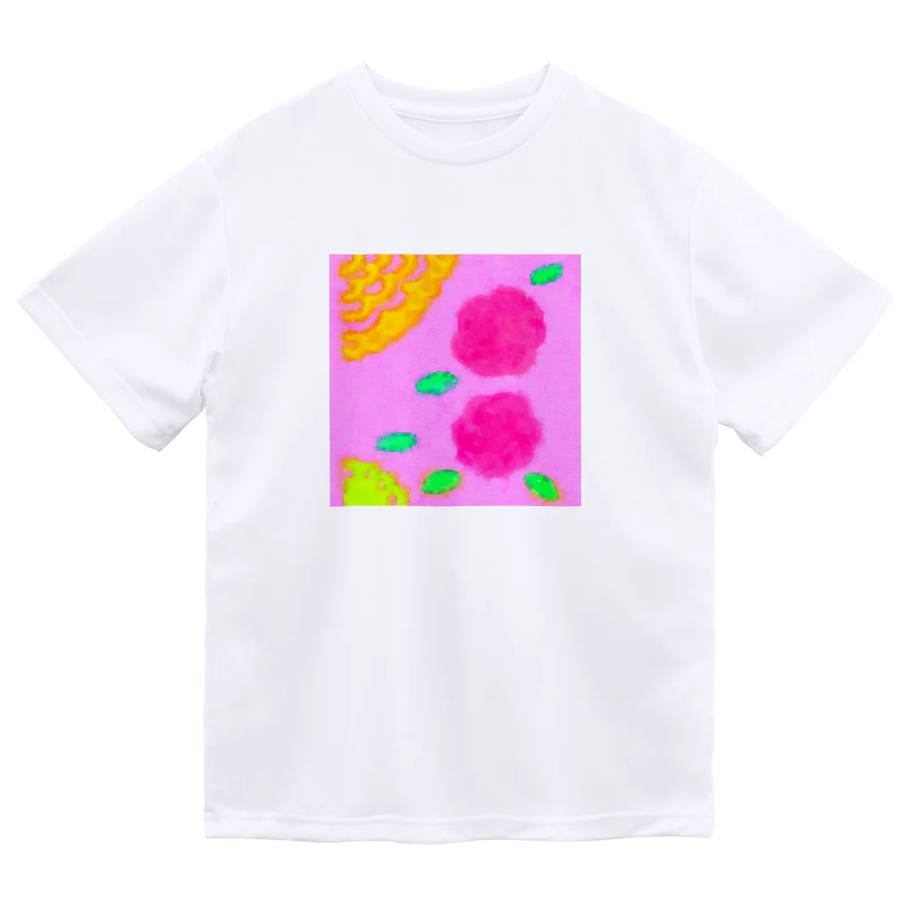 Noëlのピンクとお花 Dry T-Shirt