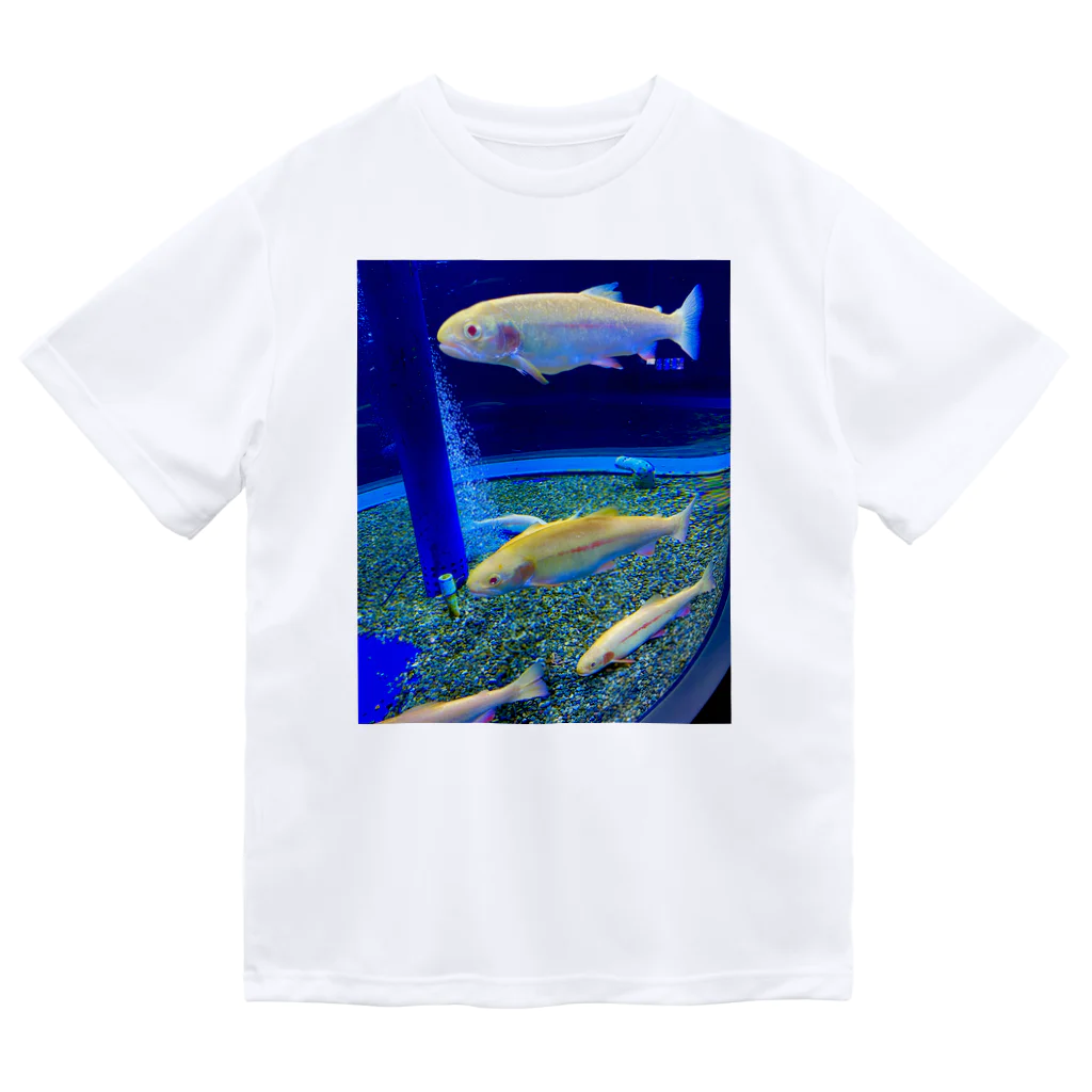 ASHLEY CARAVAN のシャケさまのアルビノ。 Dry T-Shirt