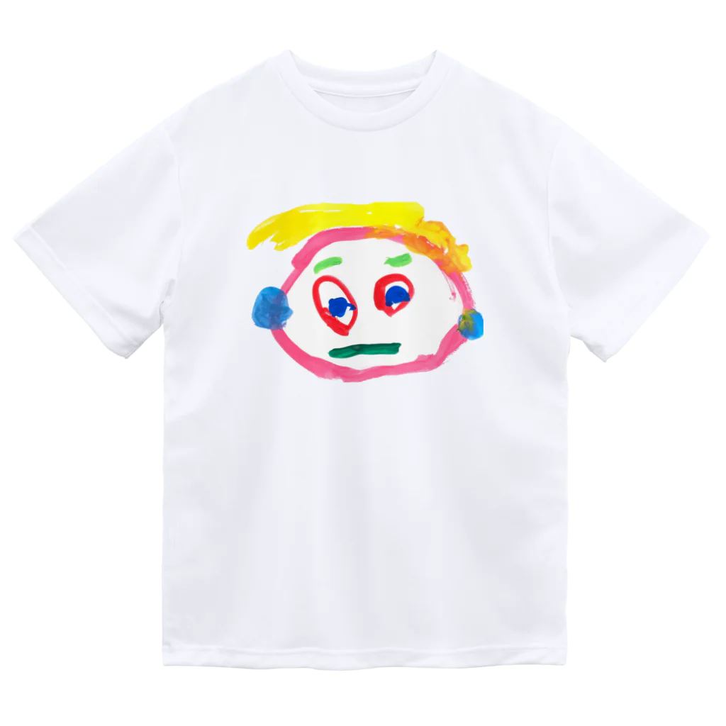 こどもの絵の３さい の じがぞう ドライTシャツ