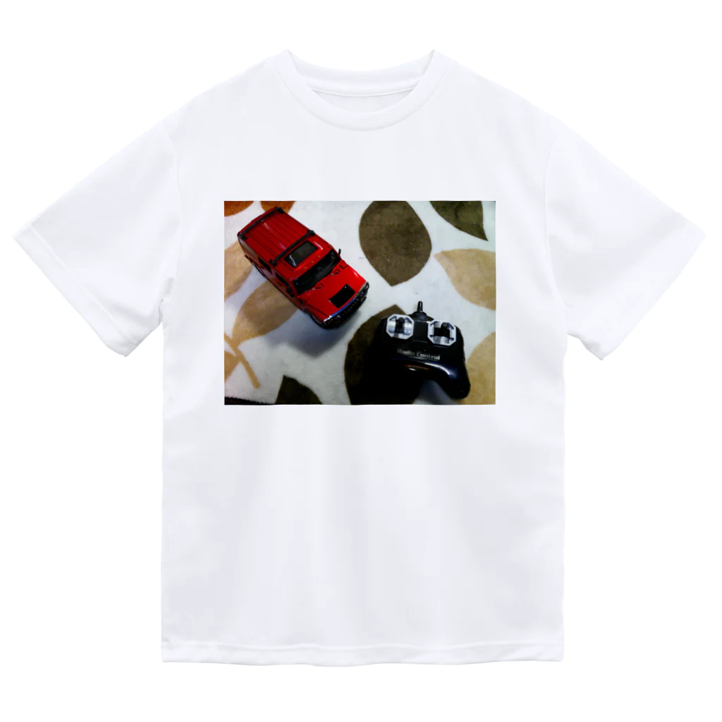 絵本作家大川内優のオリジナル絵本グッズショップのラジコン自動車アカー ドライTシャツ