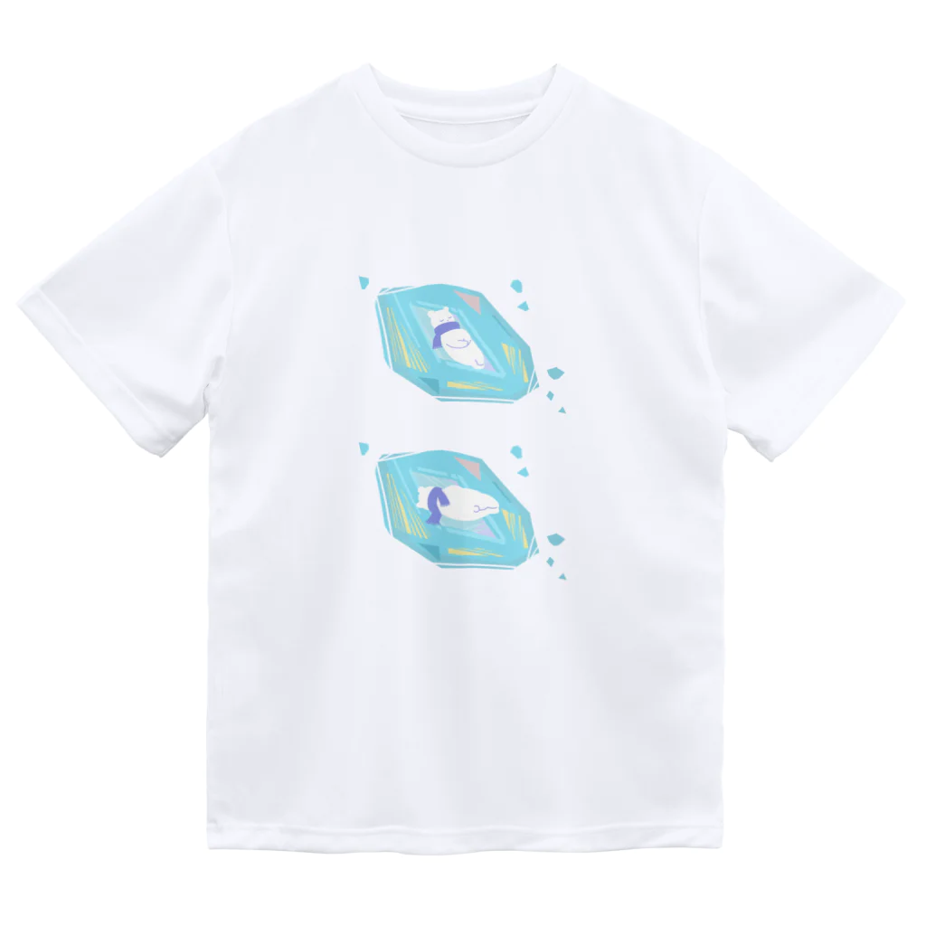 tokimekizaのねむねむシロクマ Dry T-Shirt