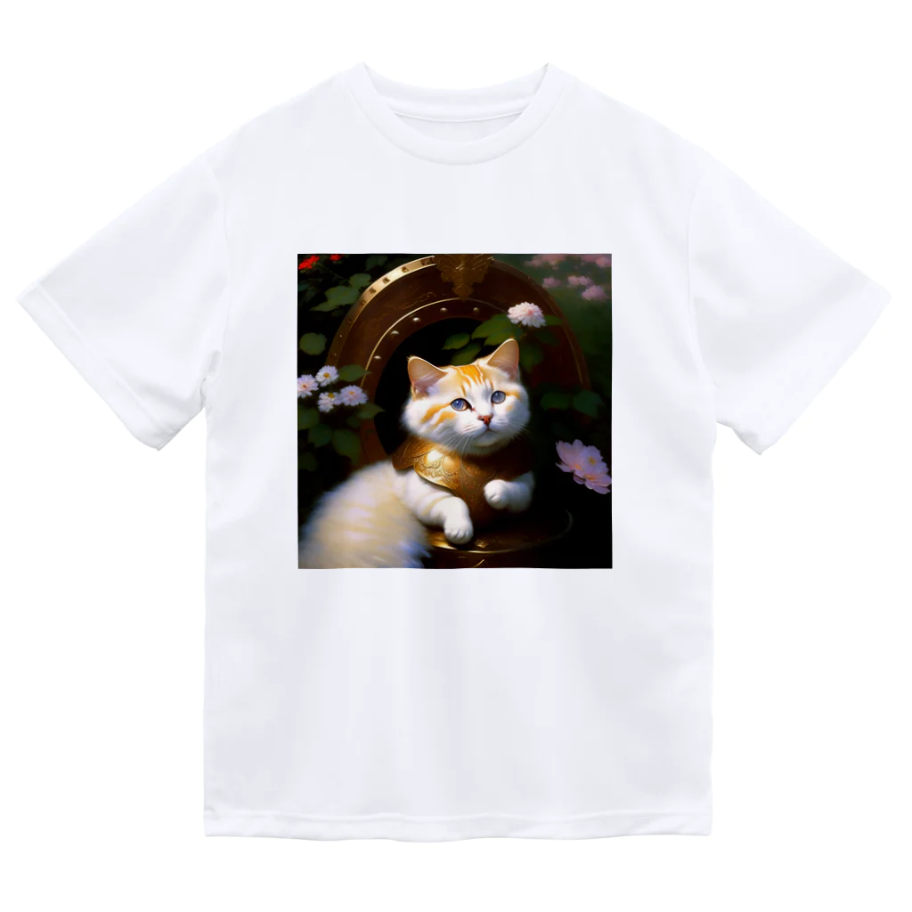 CAT_LINE_STOREの天界に住まうイタズラ猫 ドライTシャツ