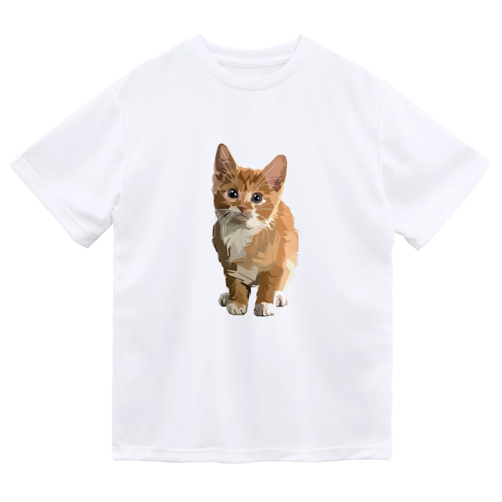 Zonelandの面白い猫、ケティ、猫の家 ドライTシャツ