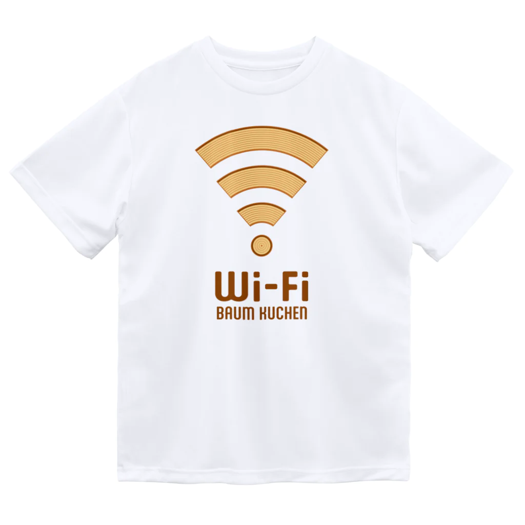 kg_shopのWi-Fi バウムクーヘン Dry T-Shirt