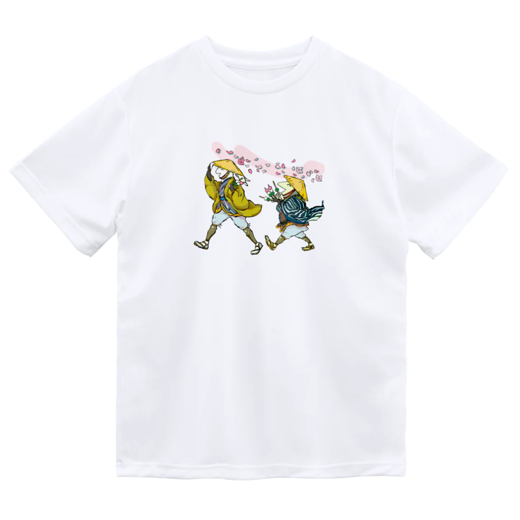 GOODS SHOP【そぞろな小窓】 SUZURI店の【ぎがと花も団子も】 ドライTシャツ