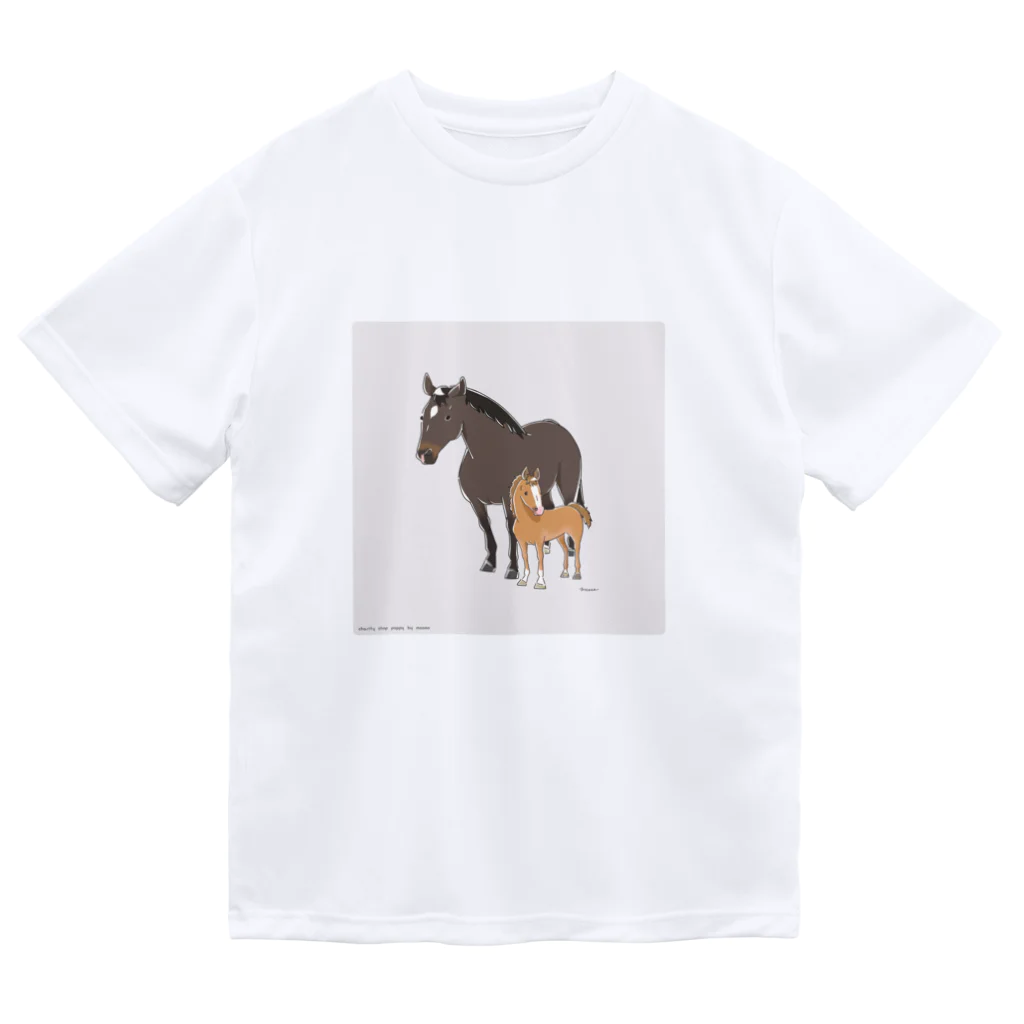 POPPY＿moooo  チャリティーショップの親子　4 Dry T-Shirt