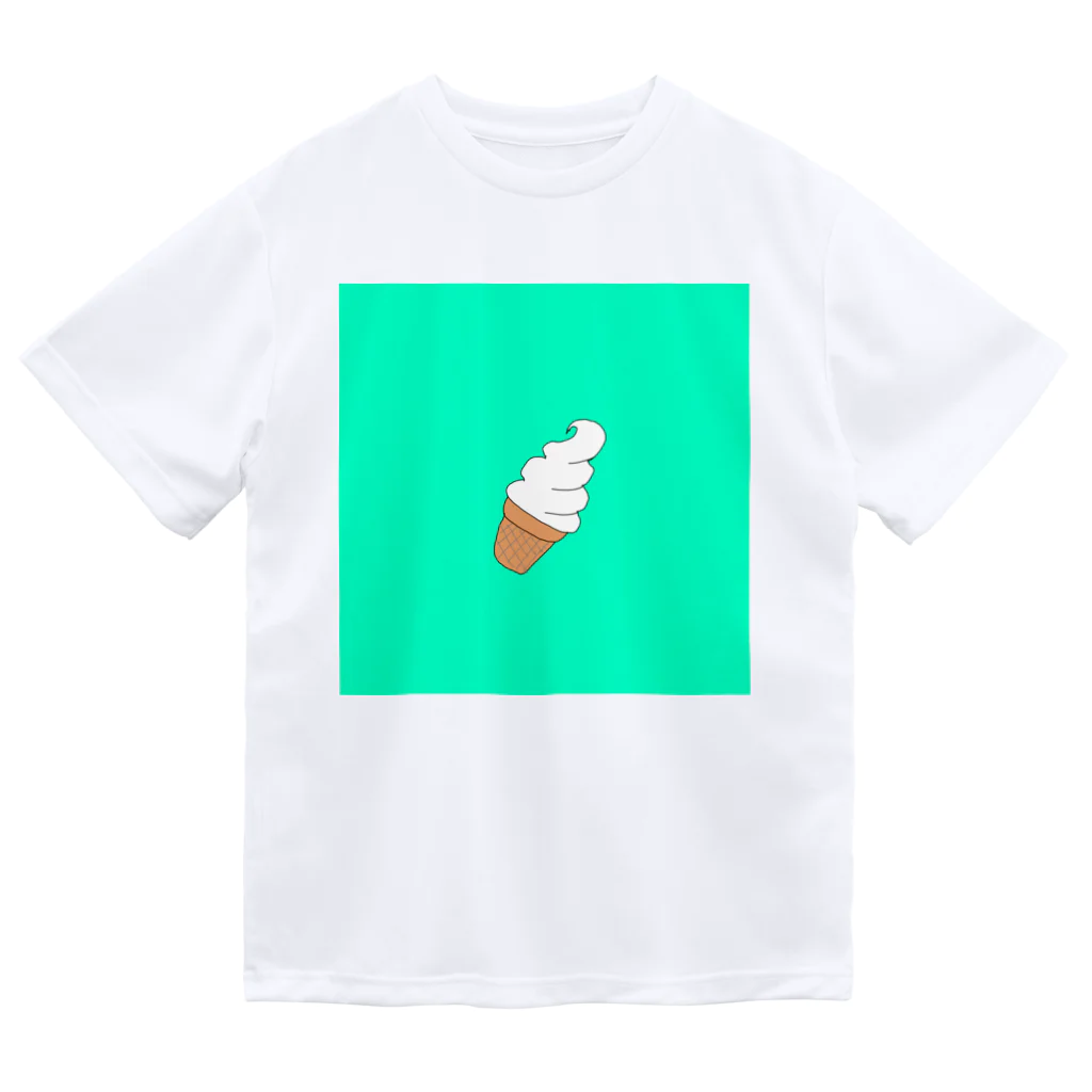 9時のクジラのソフトクリーム Dry T-Shirt