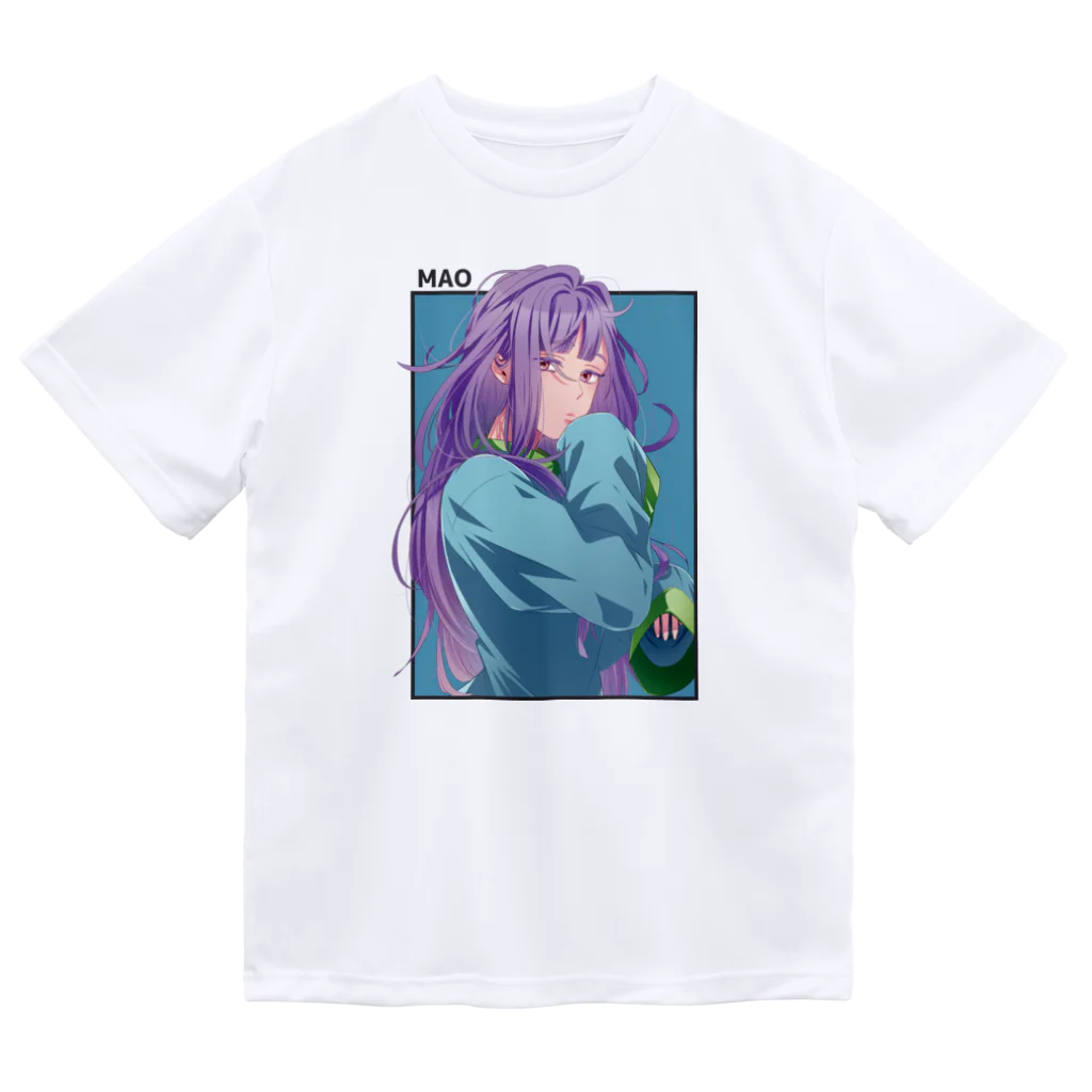 CHICHIZŌのMAOちゃん(寝起き) ドライTシャツ