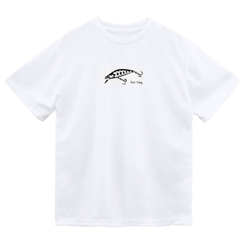 フィッシング&サウナの和風Trout Fishing  Dry T-Shirt