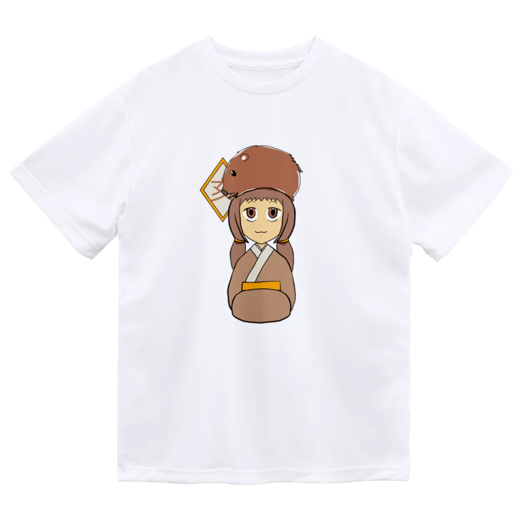 vanillabeansのいのししさん ドライTシャツ