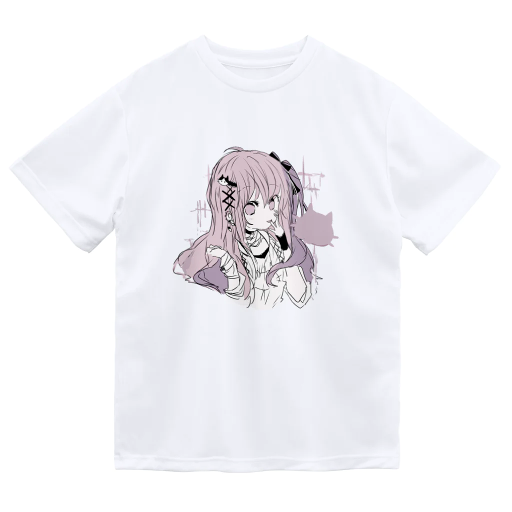 blossomのピンク✖紫系の地雷女の子 Dry T-Shirt