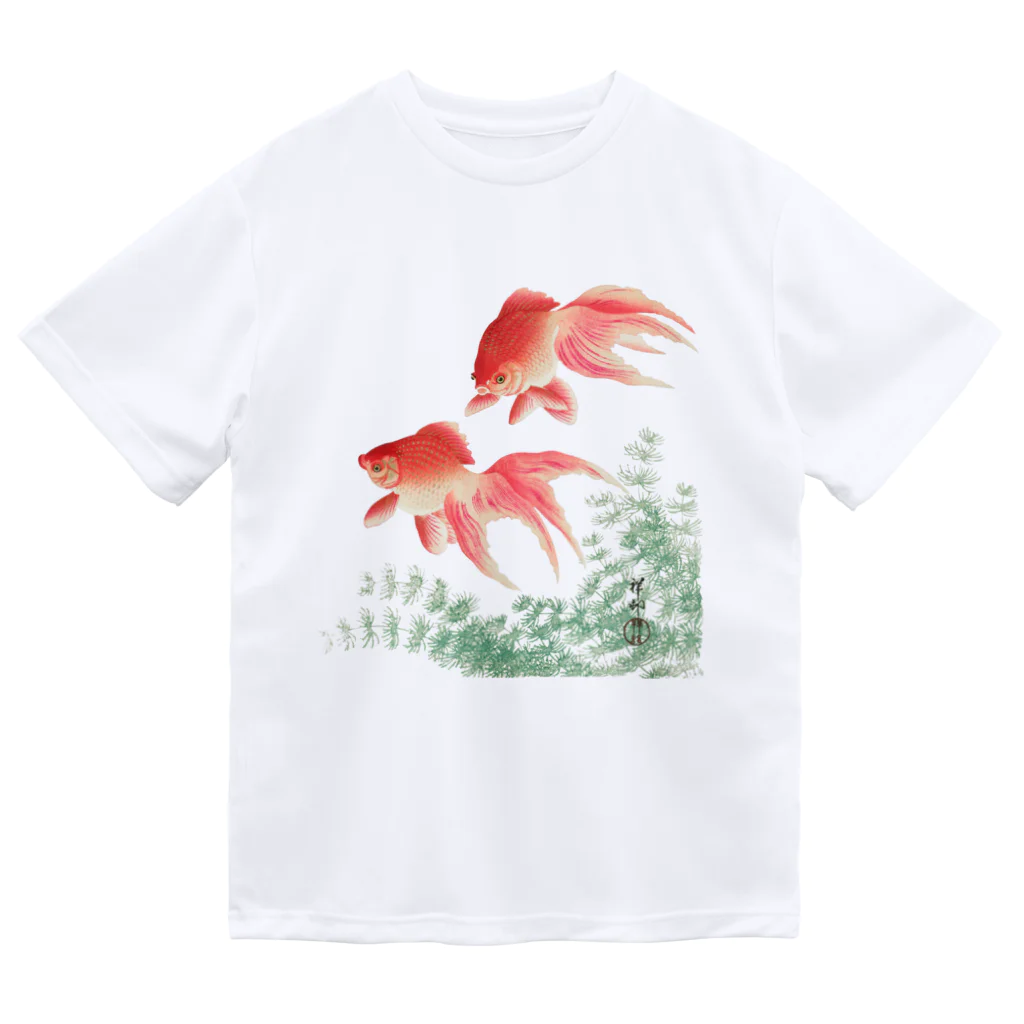 MUGEN ARTの二匹の金魚　小原古邨作品編集　日本のアートTシャツ＆グッズ ドライTシャツ